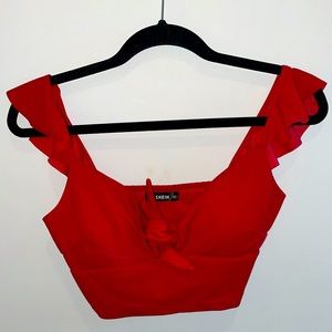 NWOT | SHEIN Red Knot Tank